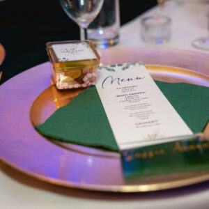 Wedding stationery and favours